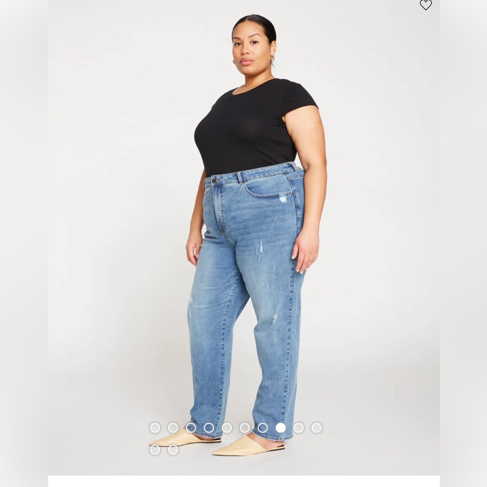 Universal standard Donna High rise curve straight leg jeans